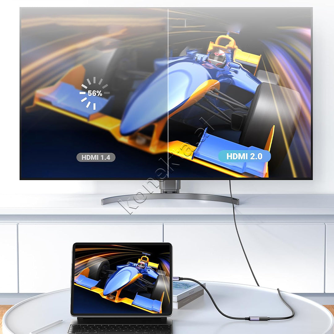 Kabell Micro HDMI - HDMI 4K 25cm Ugreen