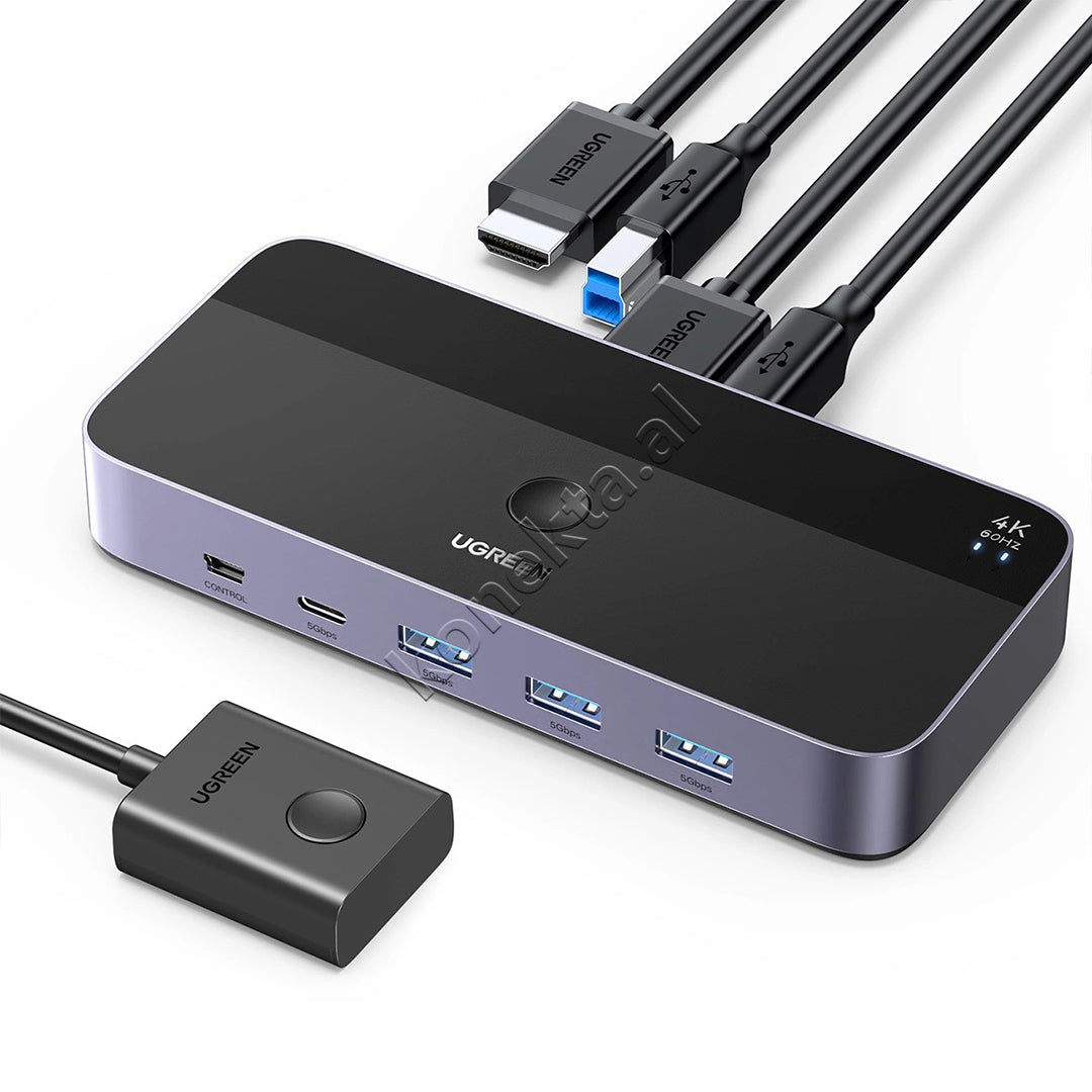 Switch KVM HDMI 2 Ne 1 Me Rezolucion 4K Ugreen