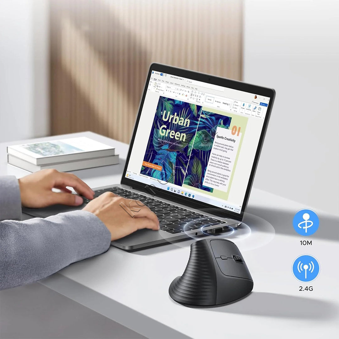 Maus Wireless Vertikal 4000DPI Ugreen