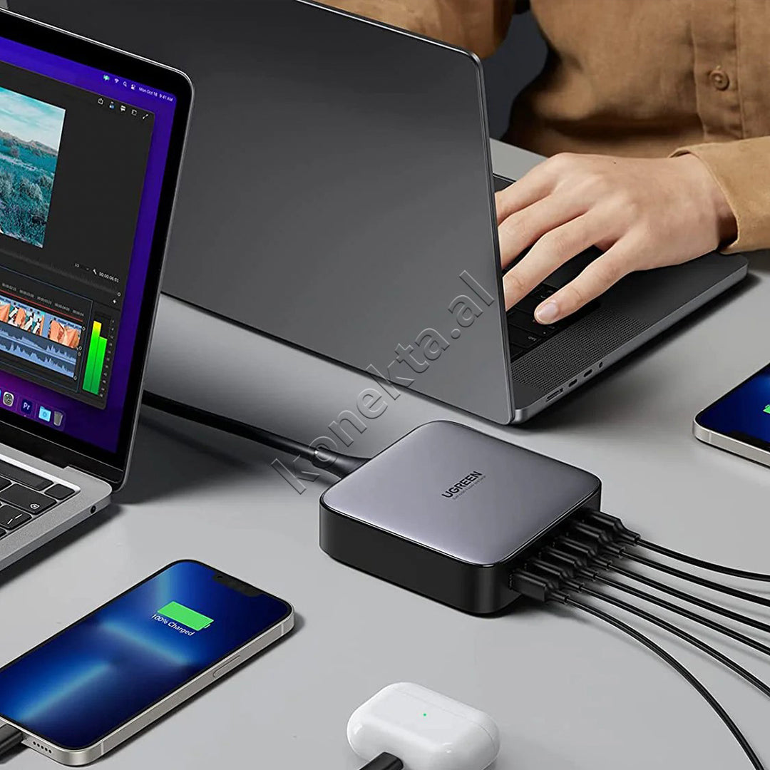 Karikues Desktop Nexode 200W USB-C GaN Me 6 Porta Ugreen