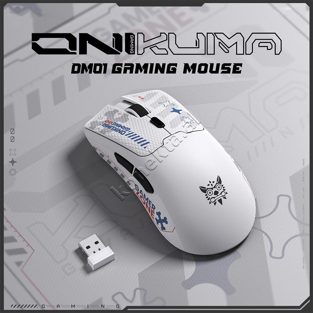Maus Gaming Wireless Tri-Mode 12800 DPI Onikuma