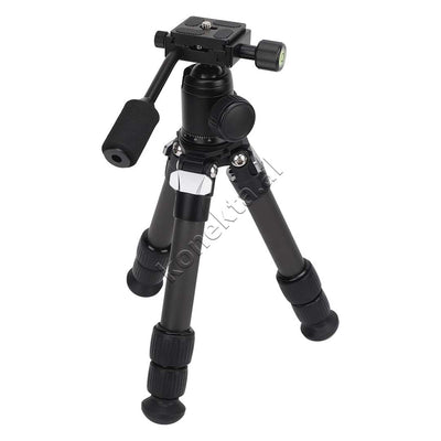 Trekembesh (Tripod) Profesional Me Fibra Karboni Dhe Vide 1/4" Per Kamera DSLR