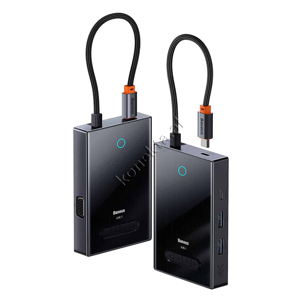 Adaptor HUB Baseus Me Shumë Porta 8 në 1