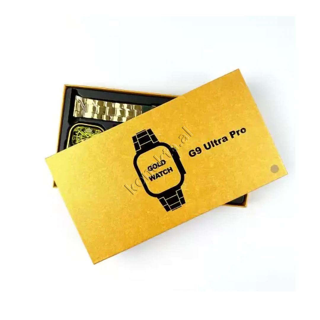 Ore Inteligjente G9 Ultra Pro Gold Me Bluetooth
