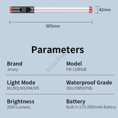 Llambe Dore LED RGB Portative Per Foto dhe Video