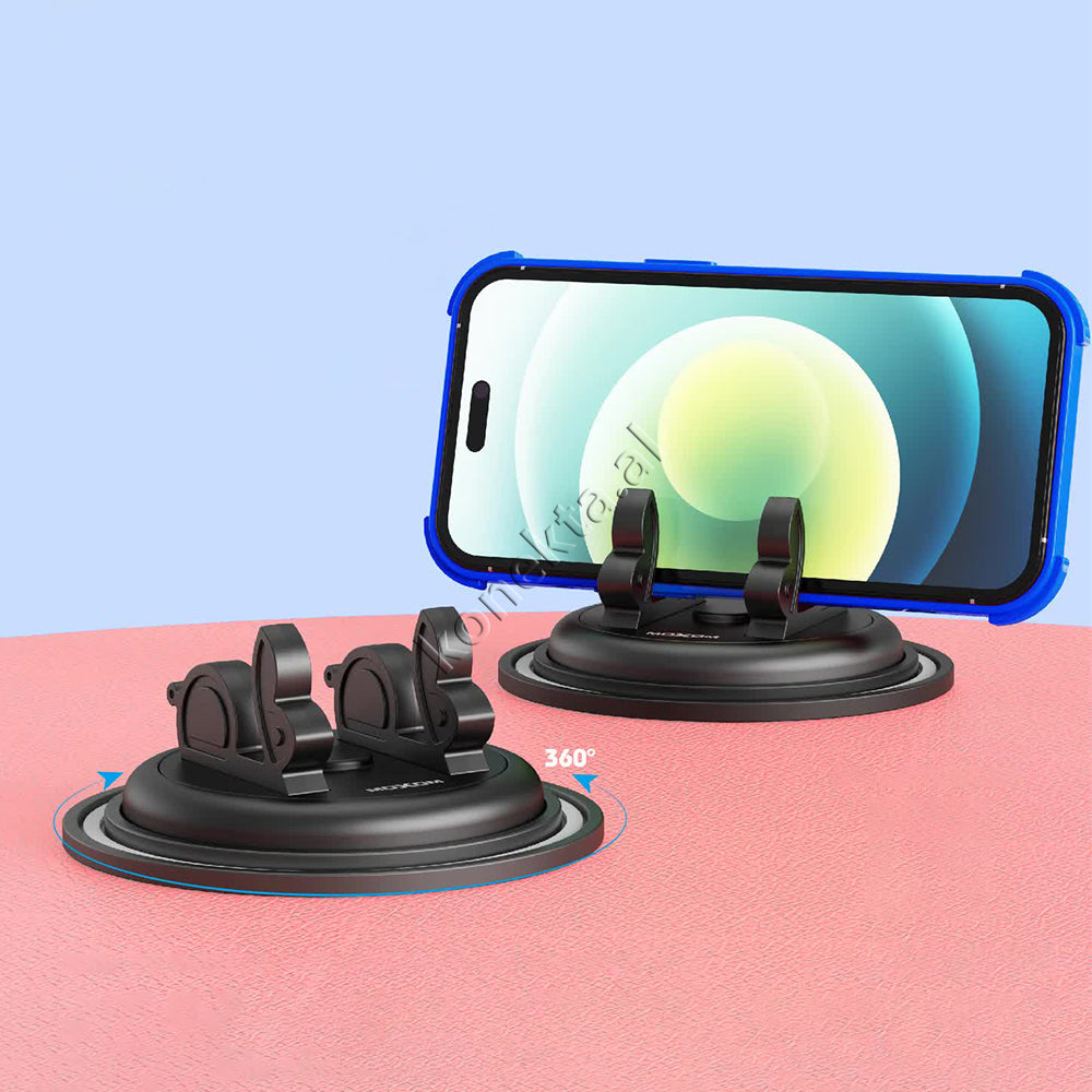 Mbajtese Telefoni Per Makine Prej Silikoni Me Ngjitese Moxom
