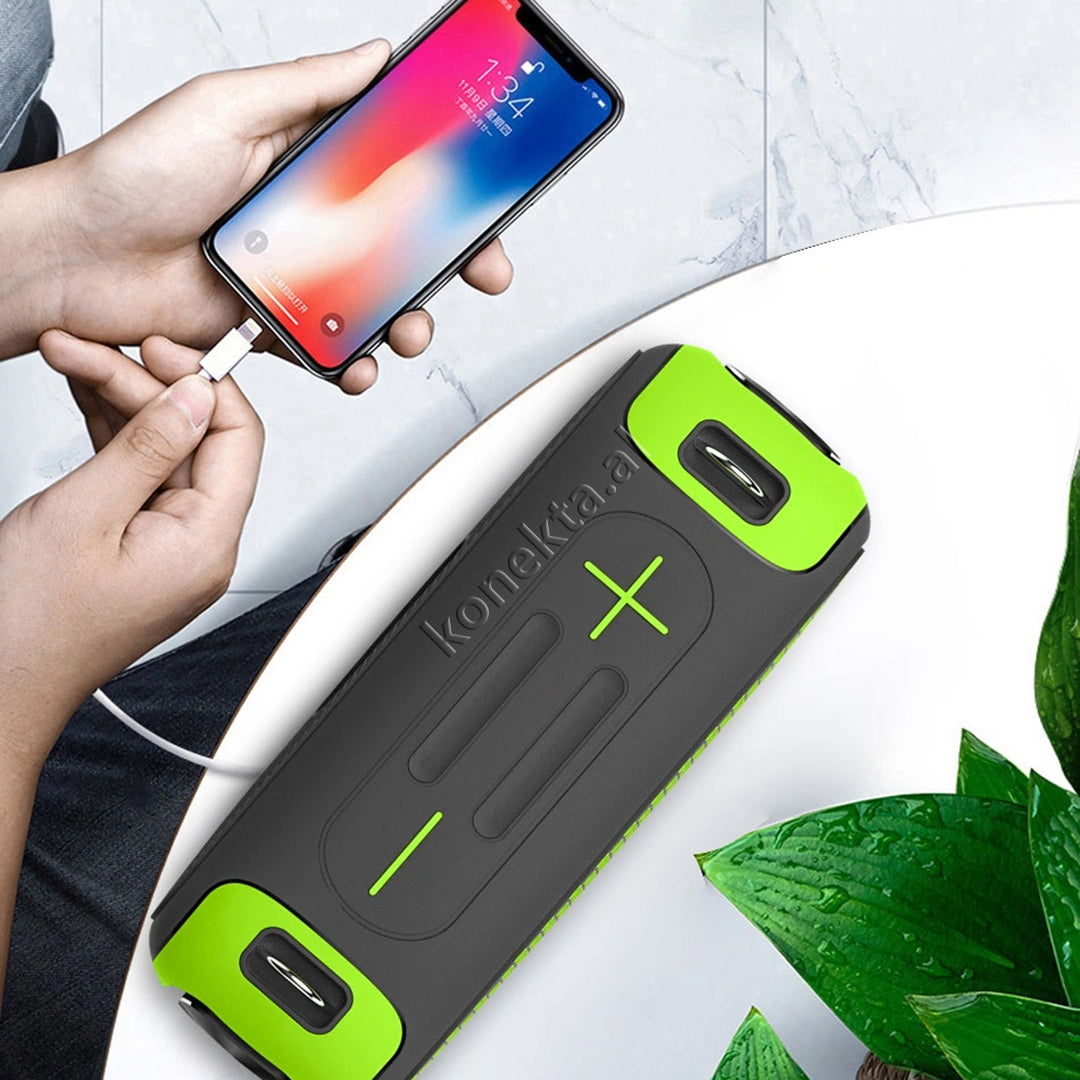 Boks i Fuqishem Me Bluetooth Wiwu Thunder 55W Dhe Mikrofon Wireless