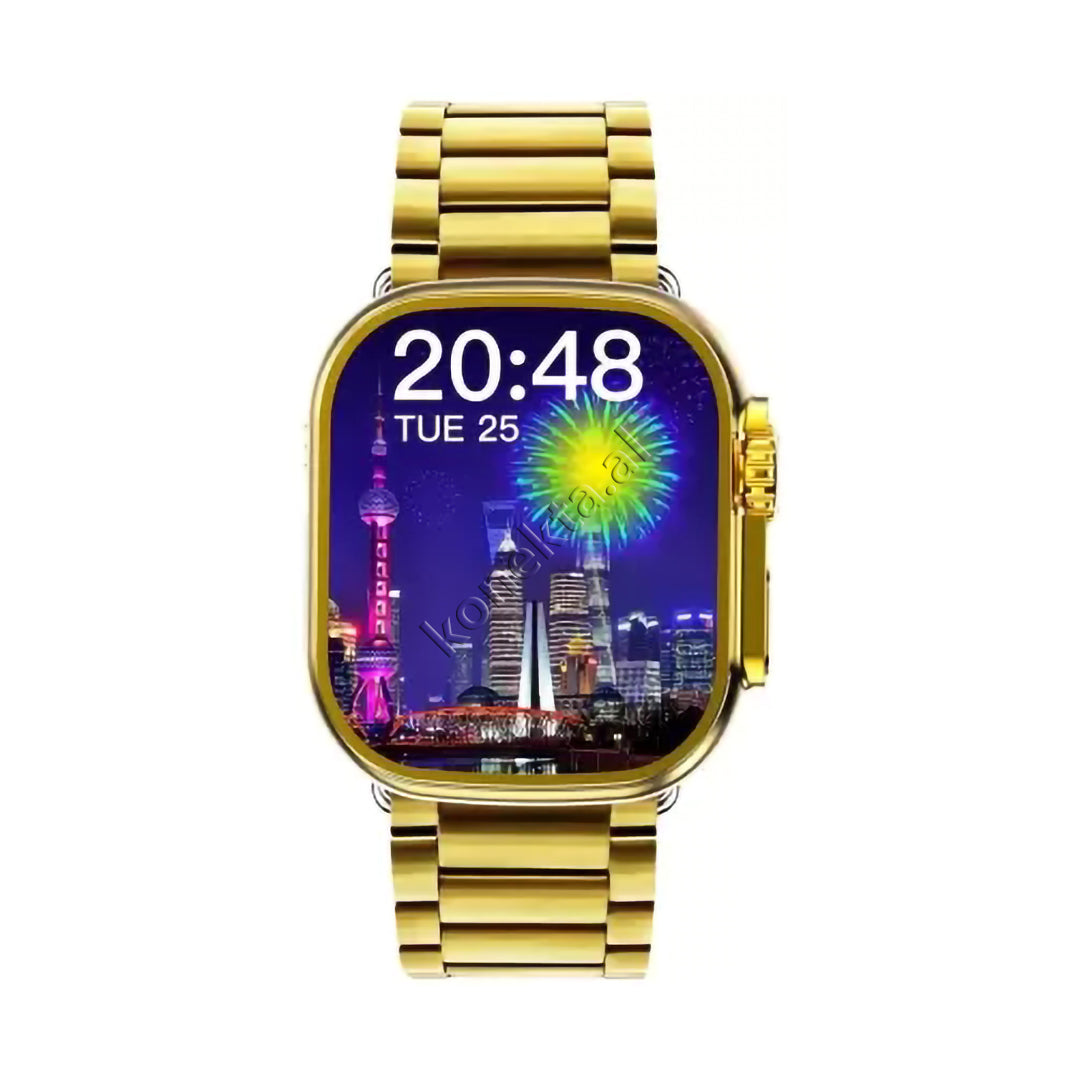 Ore Inteligjente G9 Ultra Pro Gold Me Bluetooth