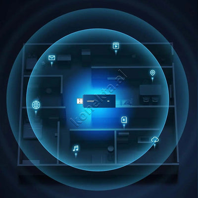 Adaptor Wi-Fi 6 Me Frekuence Te Dyfishte Ugreen