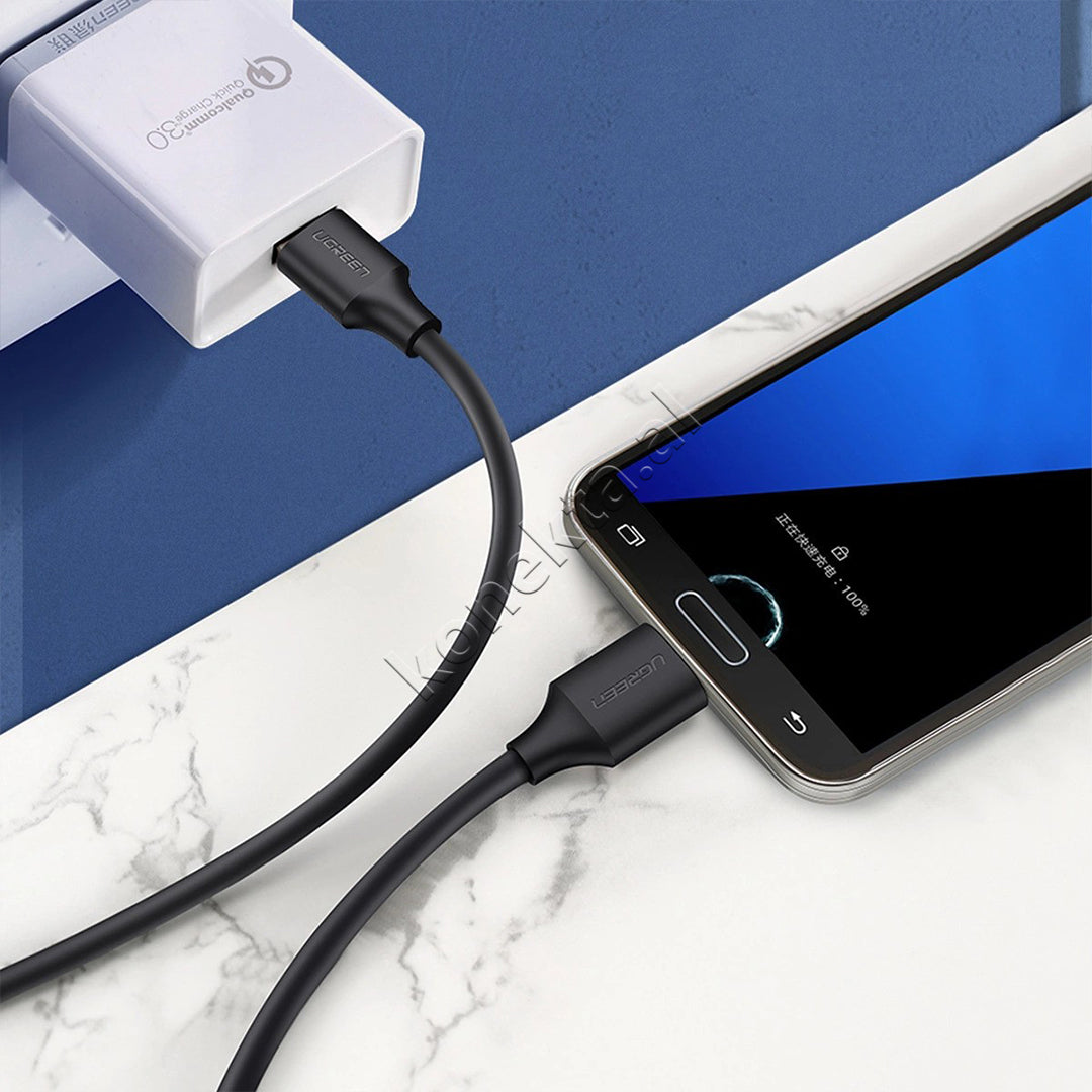 Kabell USB-A 3.0 (M) Ne Micro USB-B (M) Ugreen 2m
