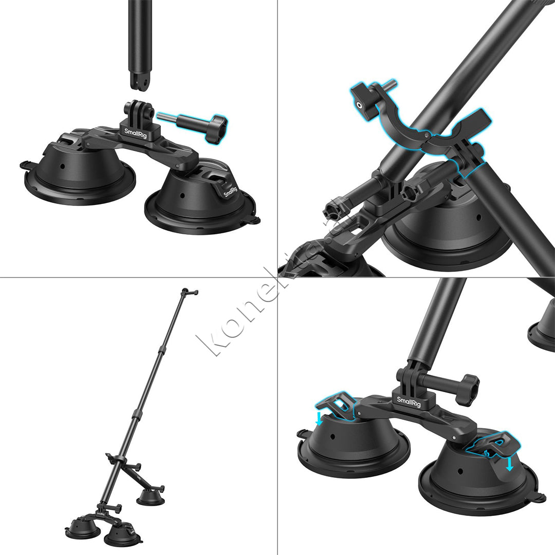 Camera Suction Cup Car Mount Kit For Panoramic Shooting SmallRig 4380