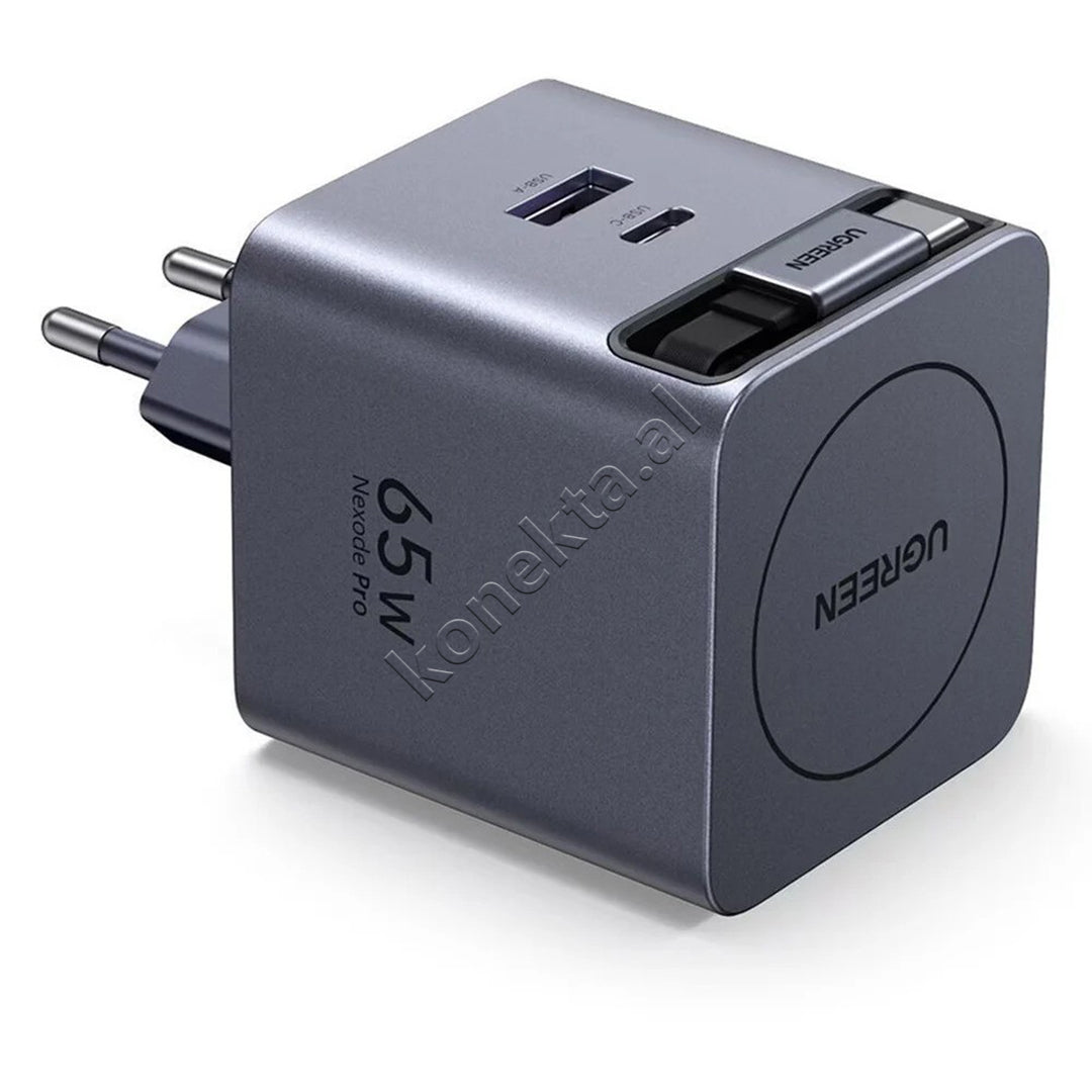 Karikues Universal Ugreen Nexode Pro 45W Me Kabllo Te Integruar