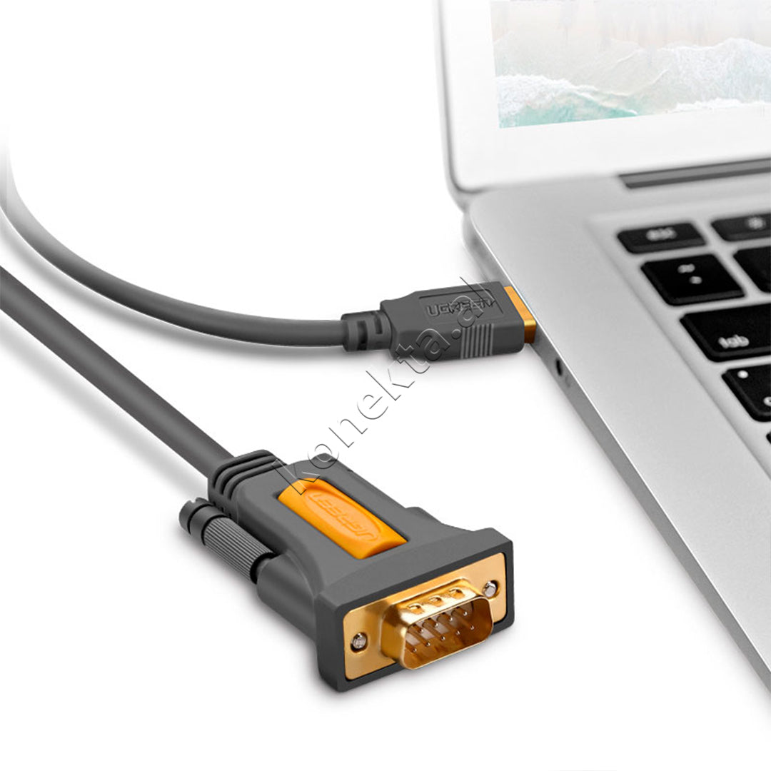 Kabell USB-A (M) Ne DB9 RS-232 (M) 1m Ugreen