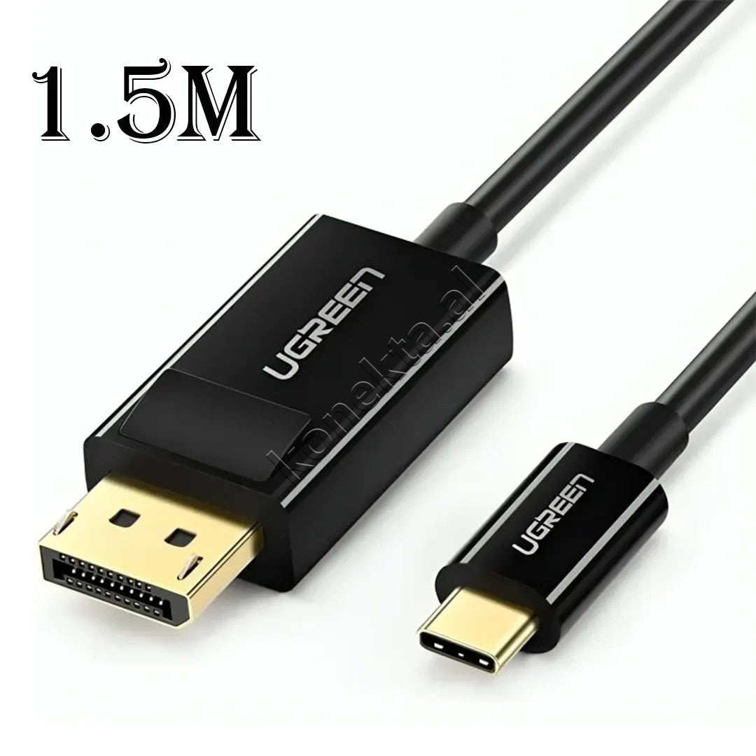 Kabell USB-C (M) Ne  DisplayPort (M) 1.5m Ugreen