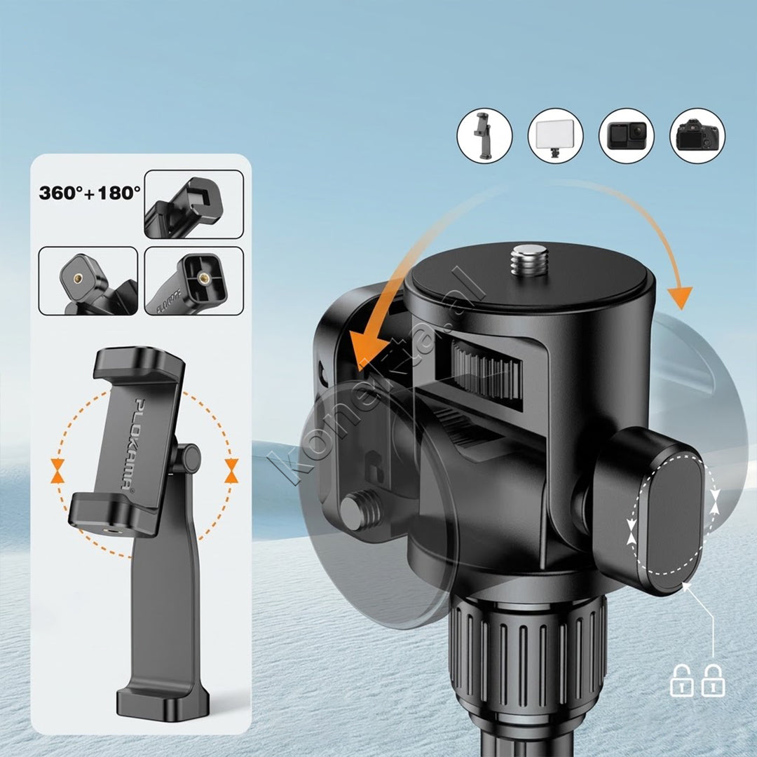 Tripod Profesional 2m Plokama VT-200