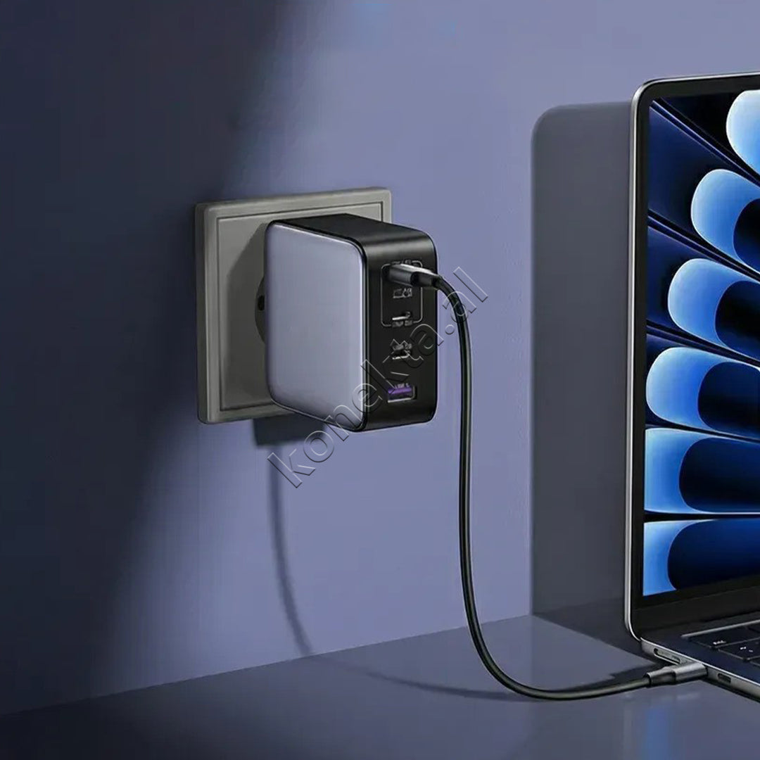 Adaptor Karikimi Nexode Pro GaN 200W Me 4 Porta Dhe PD 3.1 Ugreen
