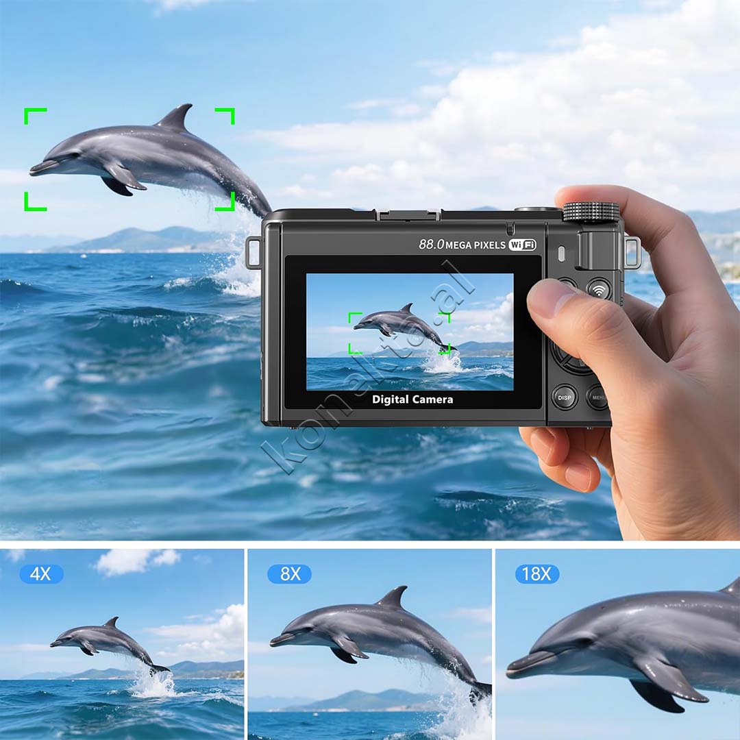 Kamera Digjitale 8K ULTRA HD 88MP