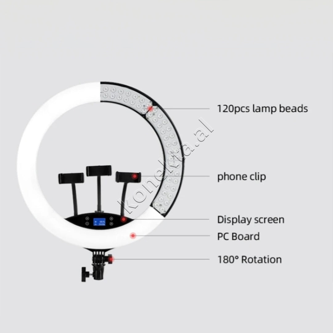 Drite Rrethore Profesionale 19" Ring Light Jmary