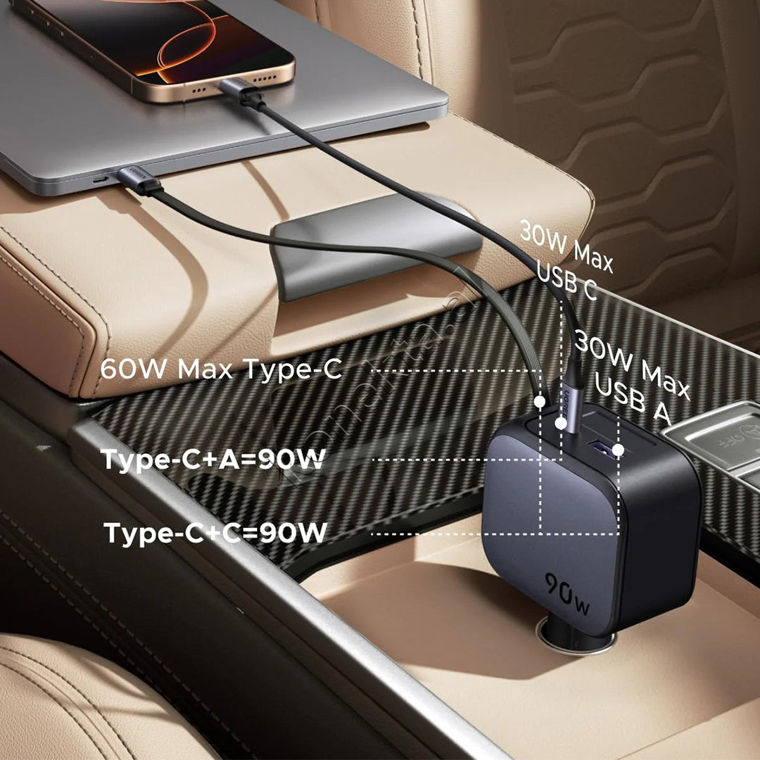 Karikues Makine Nexode 90W Me Kabell USB-C Te Integruar Ugreen