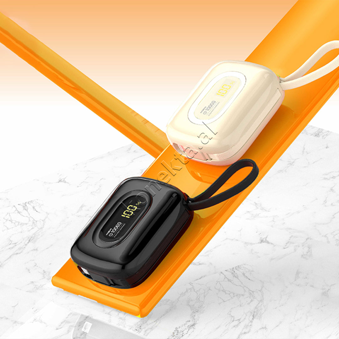 Bateri E Jashtme Me Fishe Type-C Dhe Lightning 10'000mAh Moxom