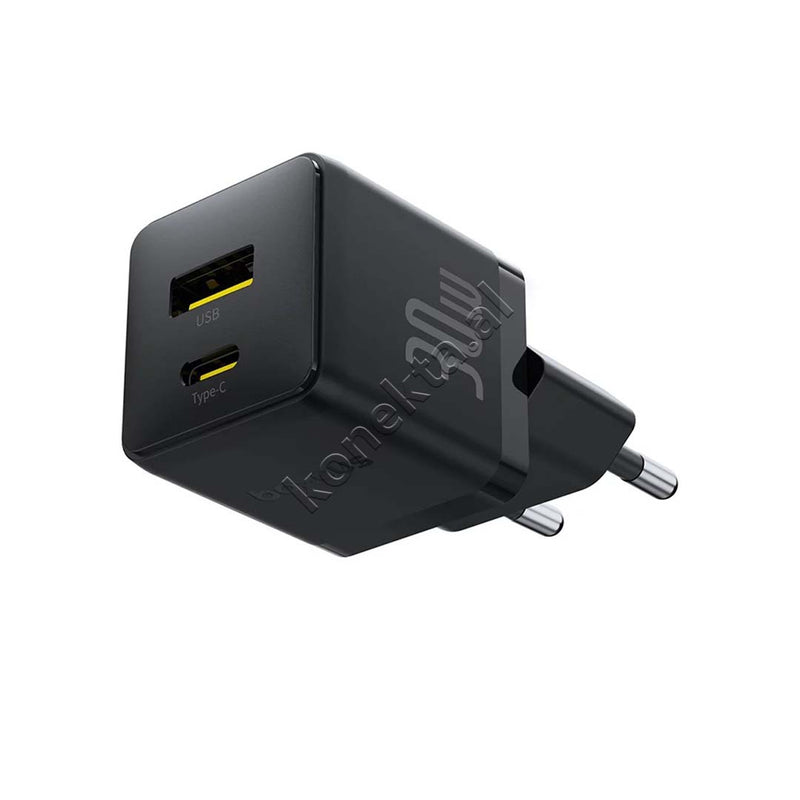 Adaptor Karikimi 30W Baseus Me 2 Porta USB-C Dhe USB-A