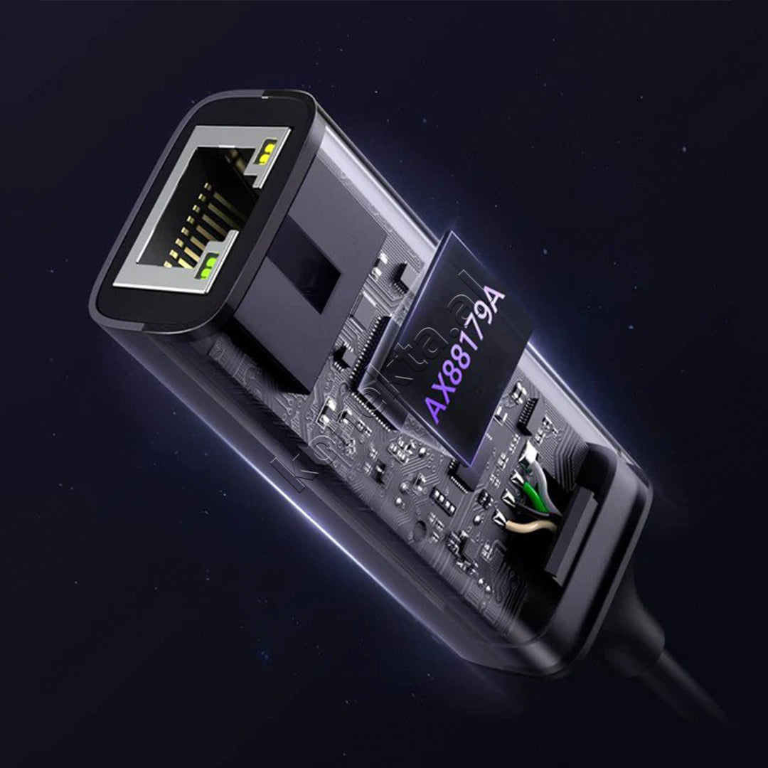 Adaptor Interneti Ugreen Nga USB-C Ne Porte Ethernet RJ45