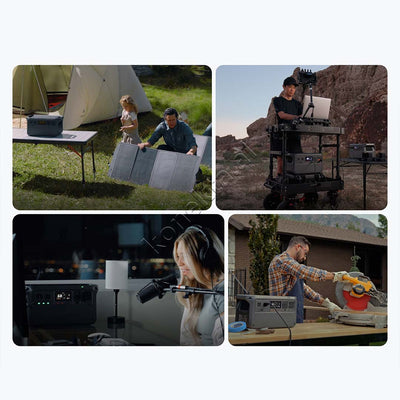 Stacion Karikimi DJI Power 1000W Me 9 Porta Dhe 6 Panele Solare