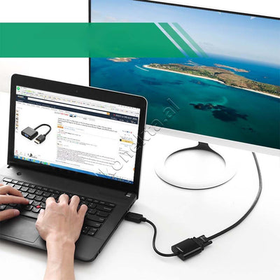 Kabell Adaptor Ugreen DisplayPort (M) Ne VGA (F)