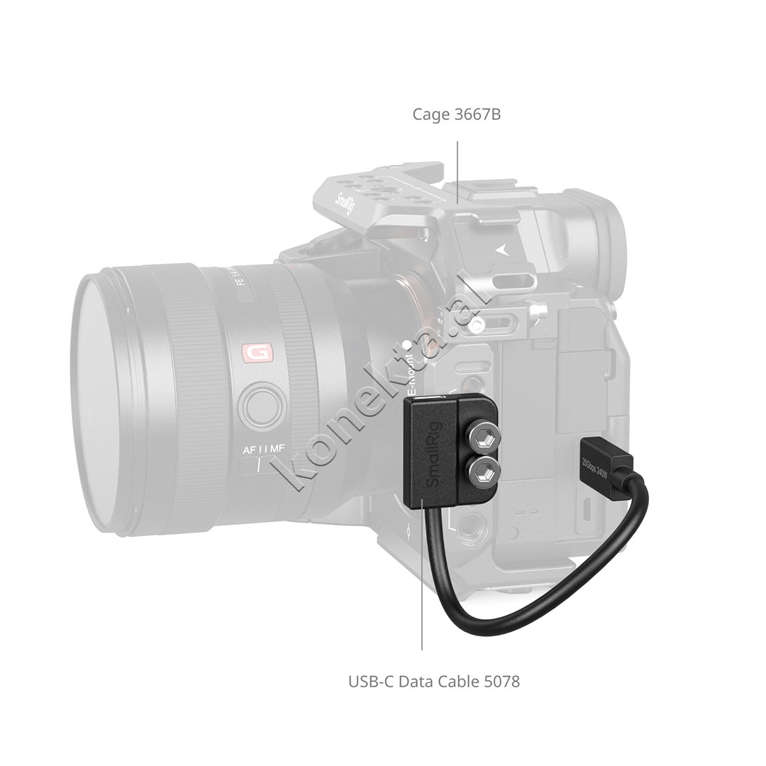 Kabell USB-C (M) - USB-C (F) 20cm SmallRig 5078