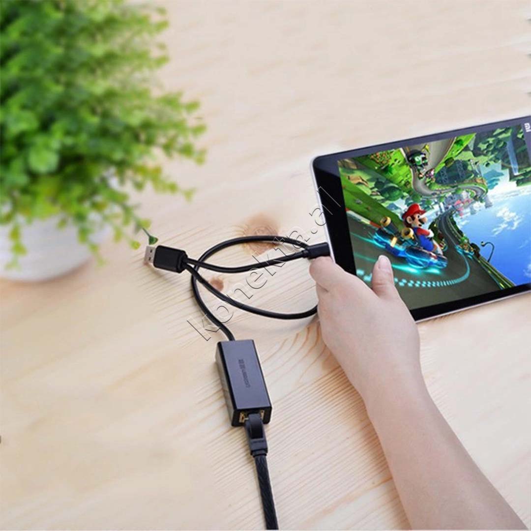 Adaptor Interneti RJ45 LAN Ugreen Me Kabell USB 2.0