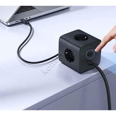 Multiprize 3 Vendeshe Me Porta 1xUSB-A Dhe 2xUSB-C Baseus