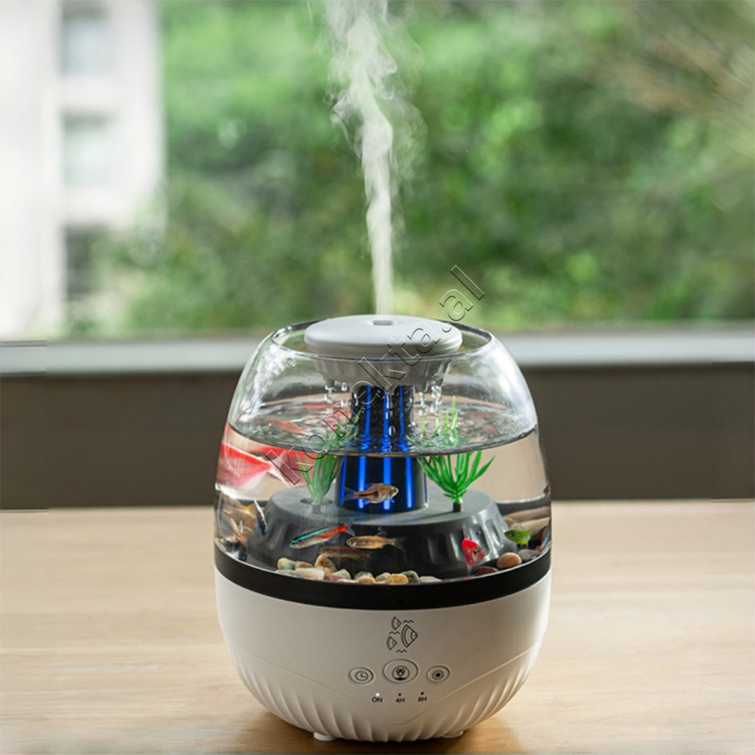 Aromatizues Me Akuarium 350ml Dhe Ndricim Led