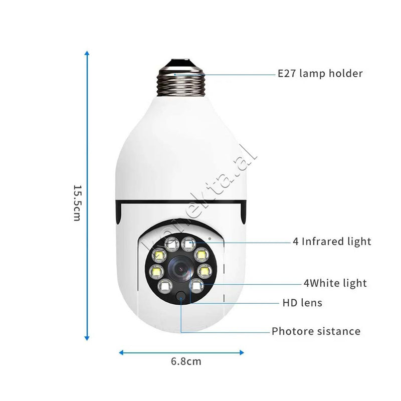 Kamera Sigurie Ne Forme Llambe 2MP 1080P