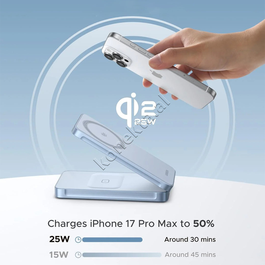 Mbajtese Magnetike Dhe Karikues Wireless 25W 2 Ne 1 Ugreen