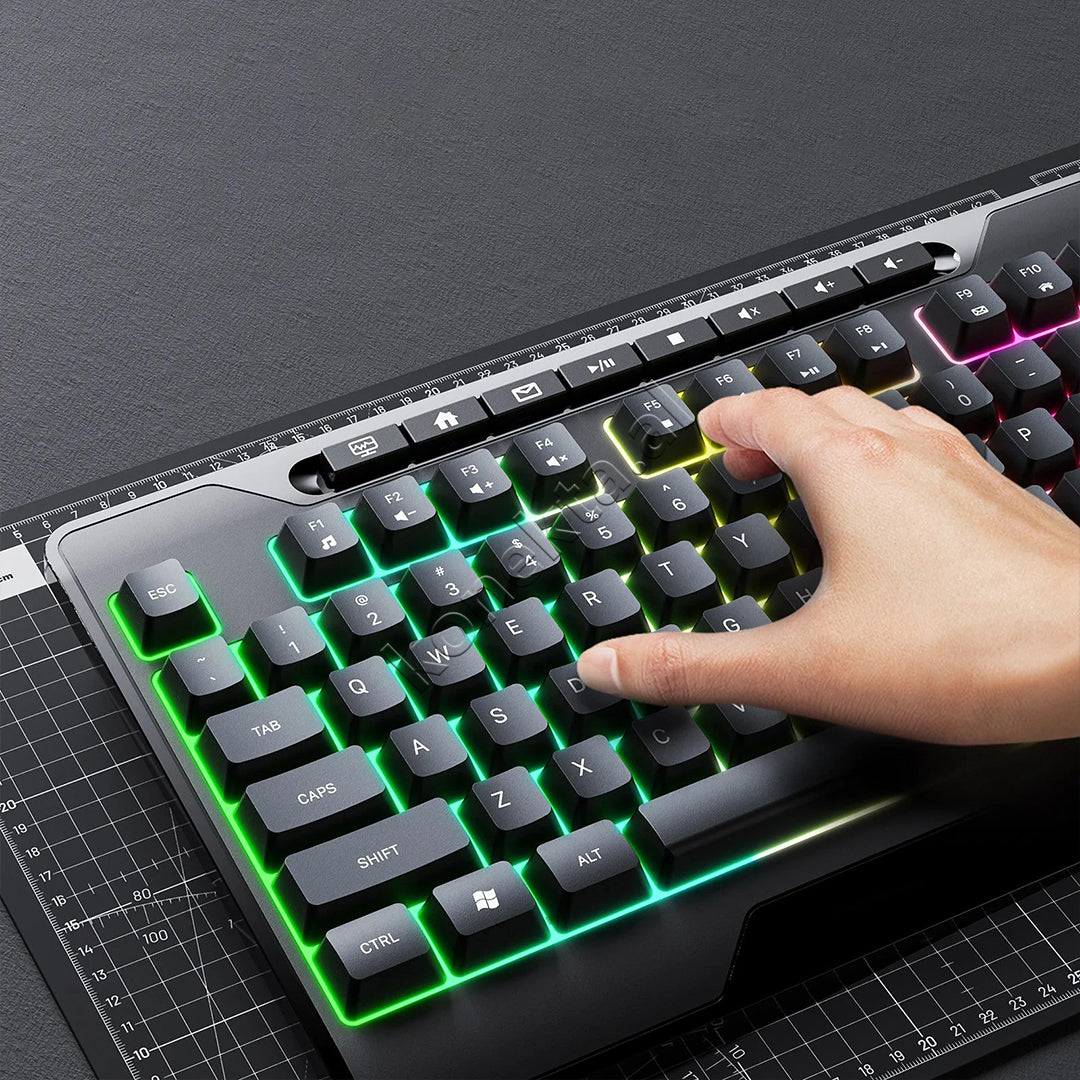 Tastiere Gaming Ergonomike Me Ndriçim RGB Onikuma