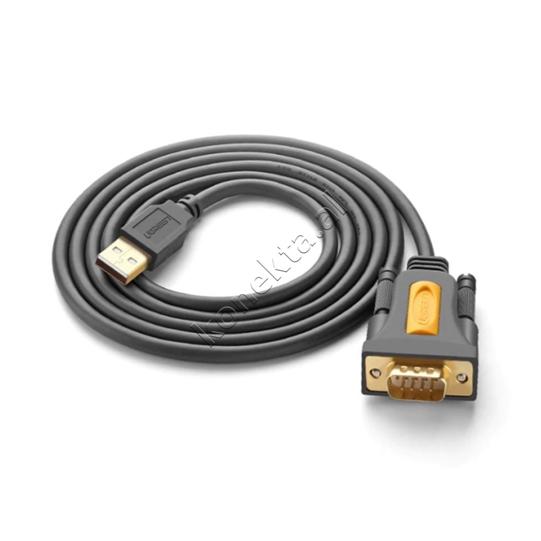 Kabell USB-A (M) Ne DB9 RS-232 (M) Ugreen 2m