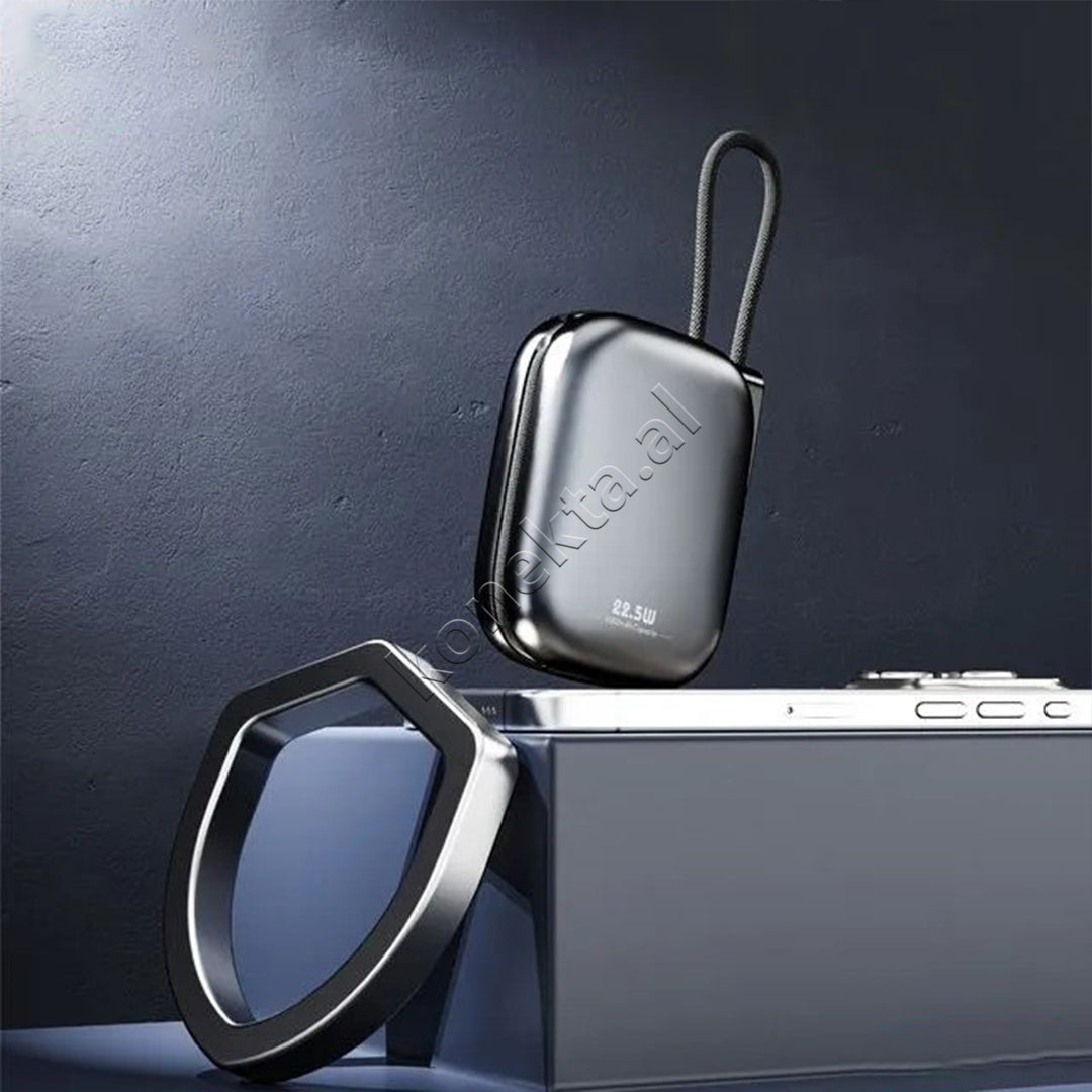 Bateri E Jashtme Me Fishe Type-C Dhe Lightning 10'000mAh Moxom