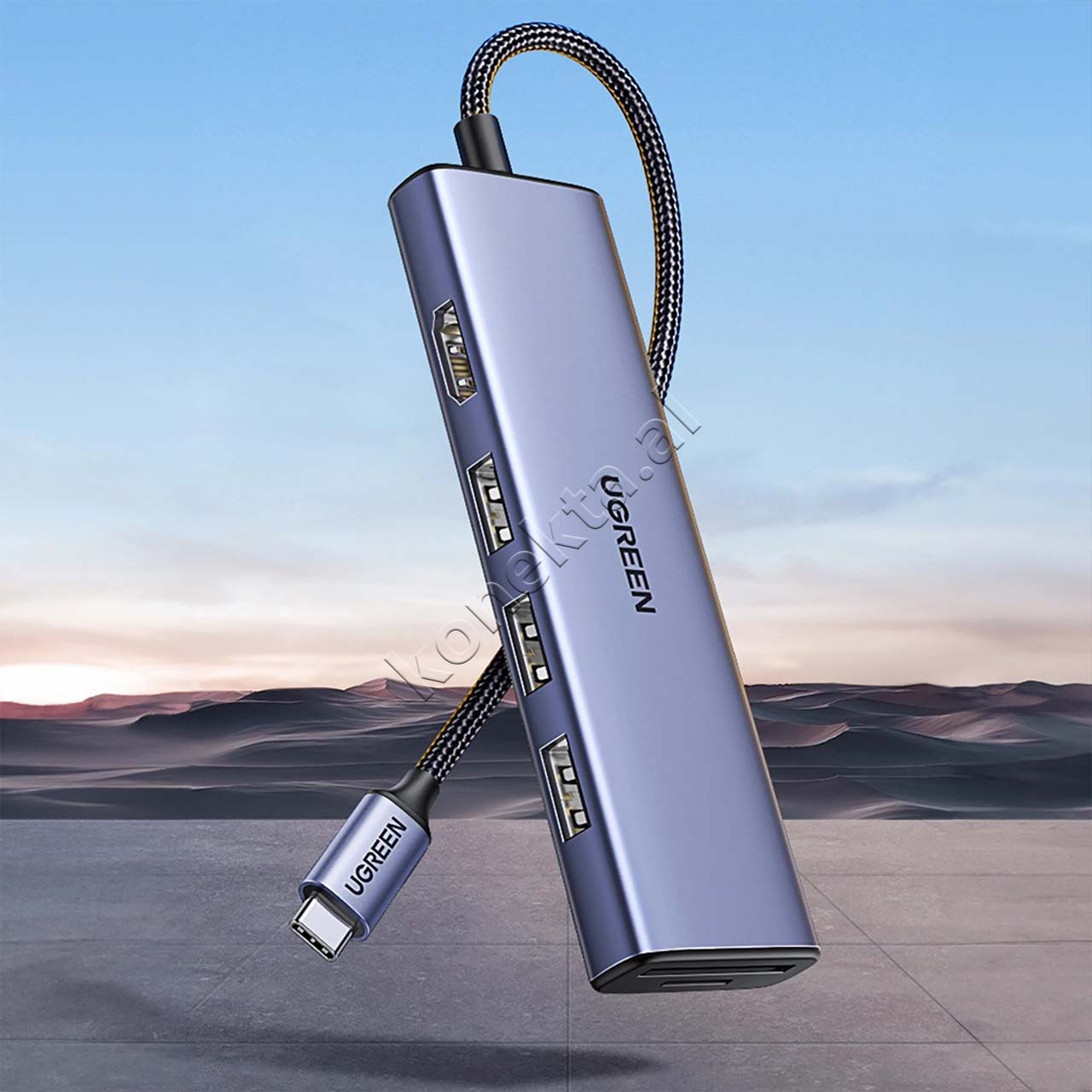 Adaptor HUB UGreen Me Shumë Porta 6 në 1