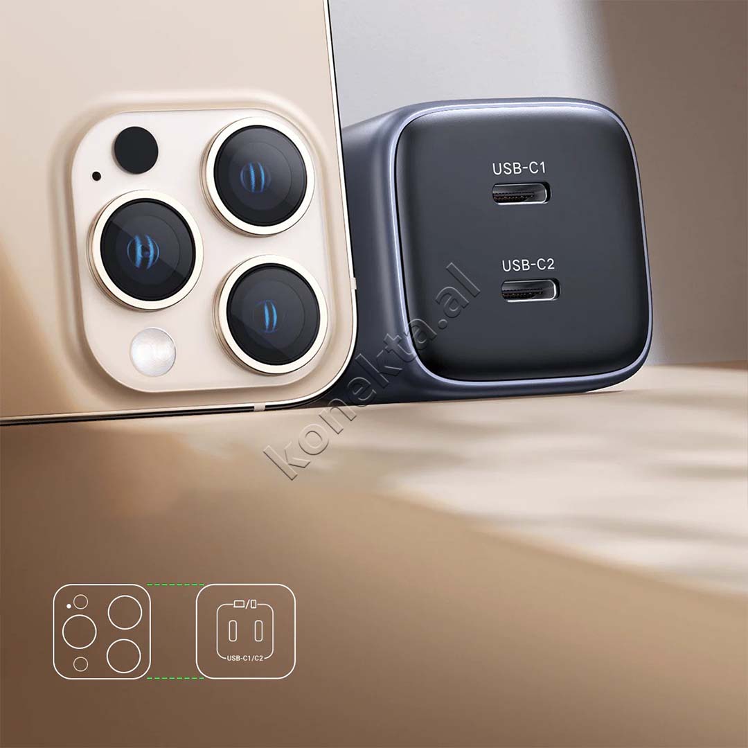 Adaptor Karikimi Gan 45W UGreen Me Dy Porta USB-C