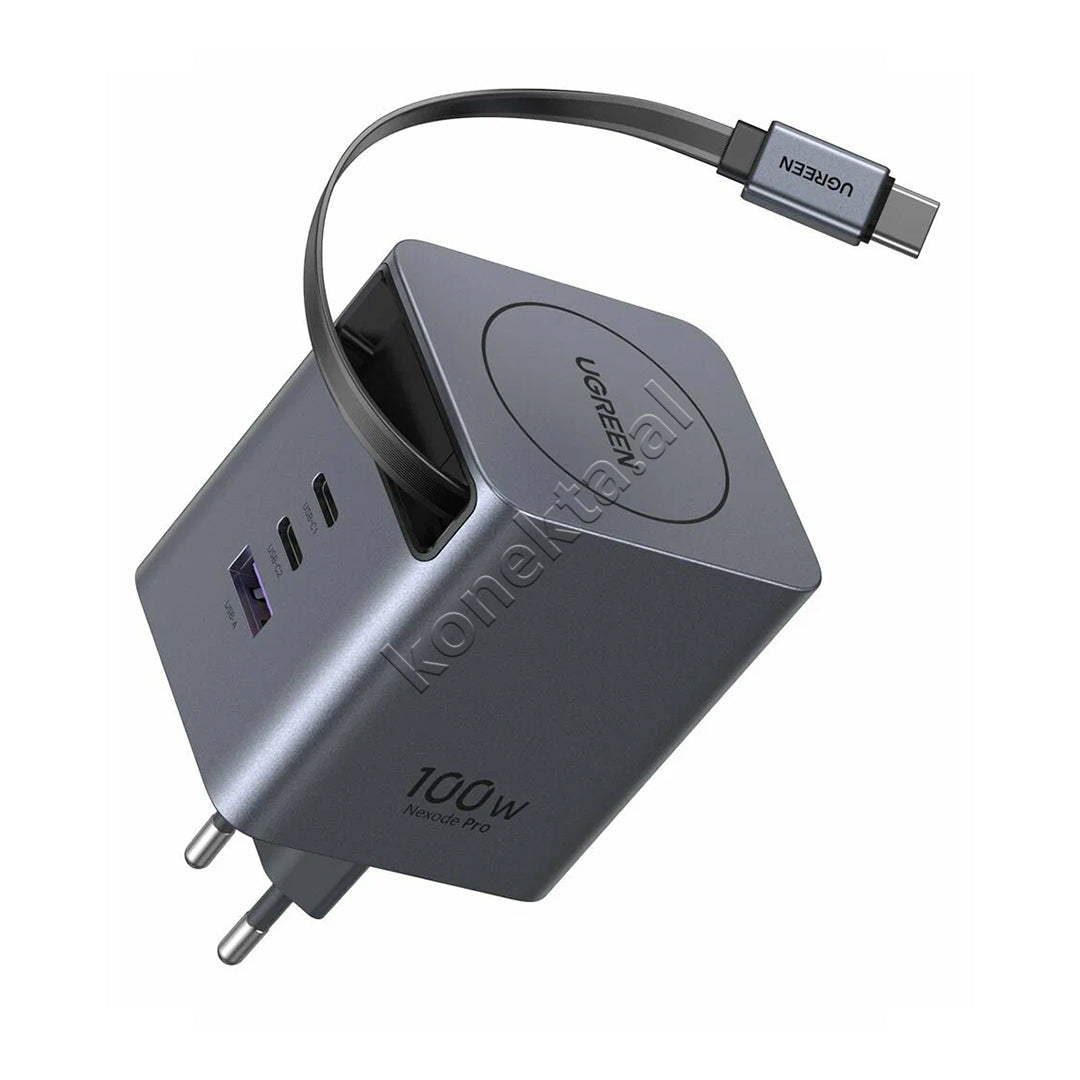 Adaptor Karikimi Nexode Pro 100W GaN Me Fishe USB-C Ugreen