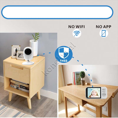 Kamera Per Monitorimin E Foshnjes Me Ekran 3.5" Dhe Mikrofon Te Integruar