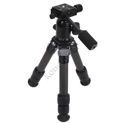 Trekembesh (Tripod) Profesional Me Fibra Karboni Dhe Vide 1/4" Per Kamera DSLR