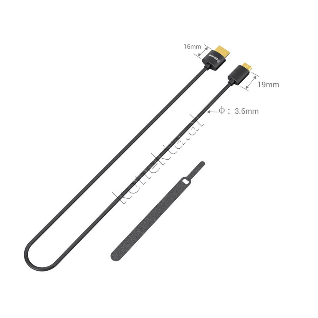Kabell Mini HDMI 2.0 - HDMI 2.0 4K 55cm SmallRig 3041