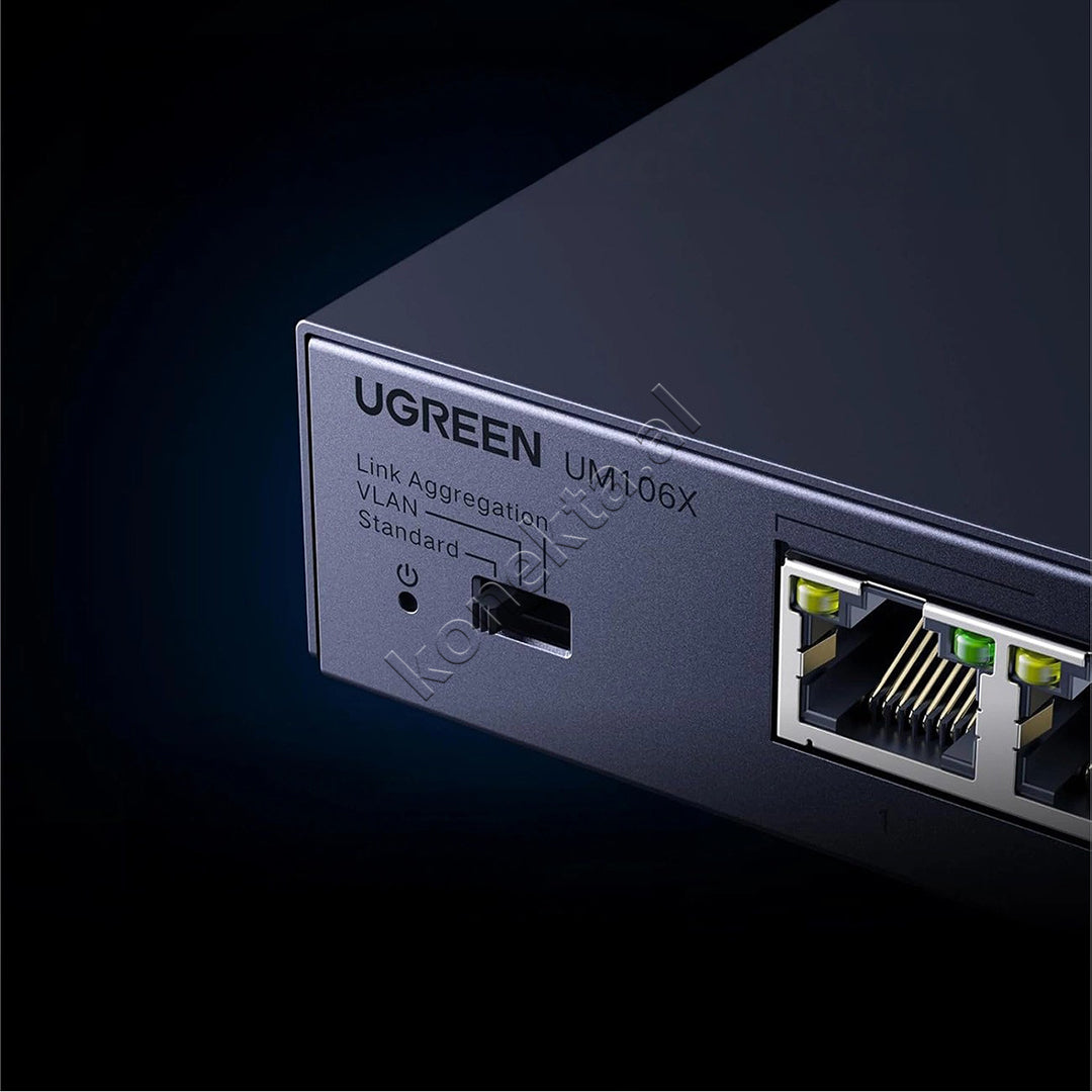 Switch 2.5GB/s Ethernet Me 6 Porta Ugreen