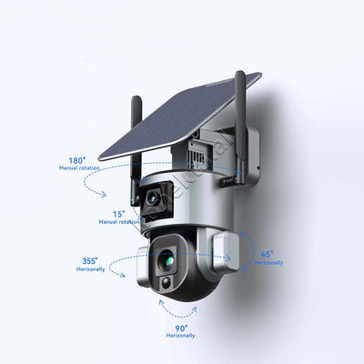 Kamera Sigurie Per Shtepi Outdoor 4MP Duale