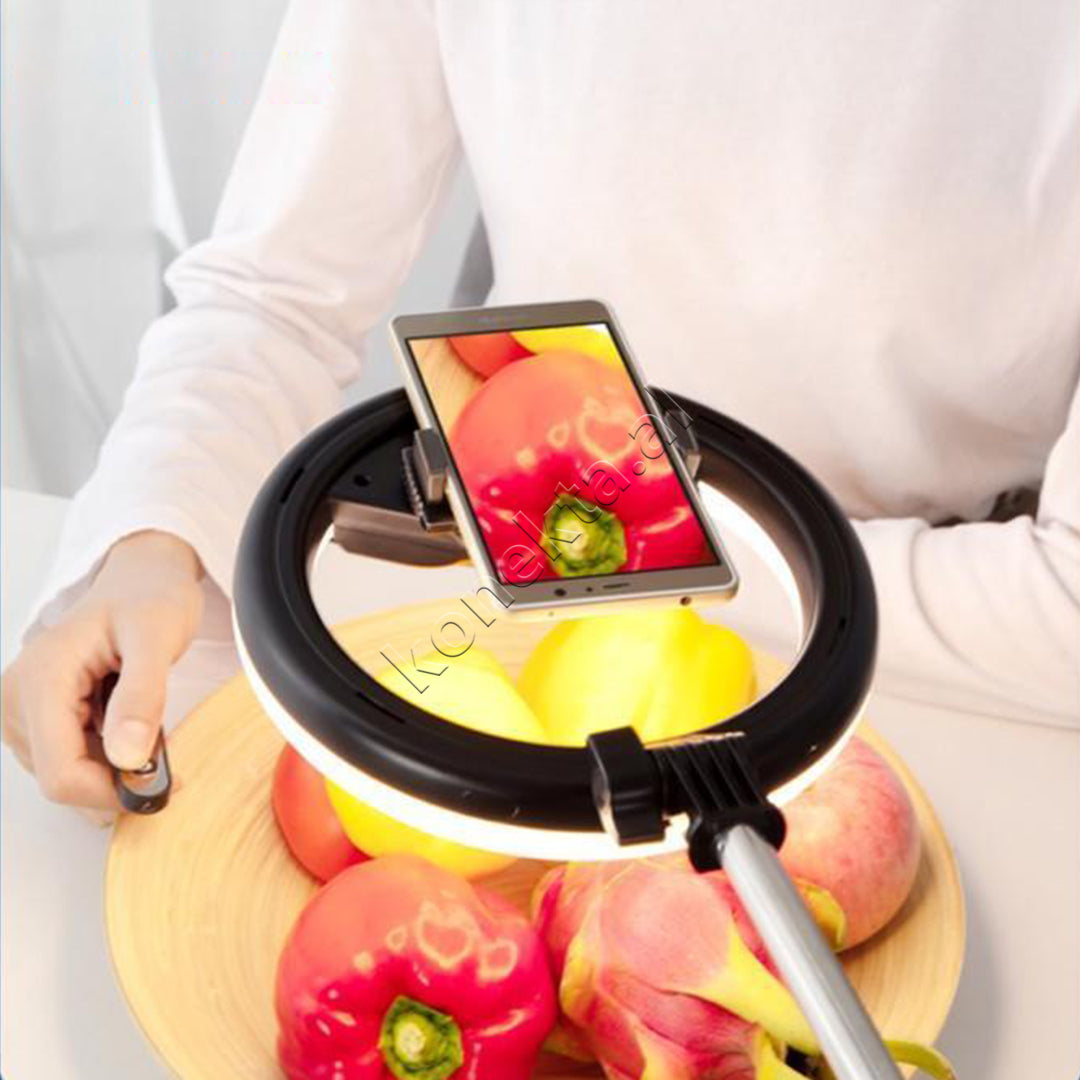 Tripod Profesional Per Smartphone Me Drite Rrethore