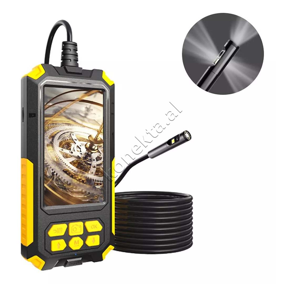 Kamera Endoskopike Me Dy Lente Dhe Ekran 4.5" 5m / 10m
