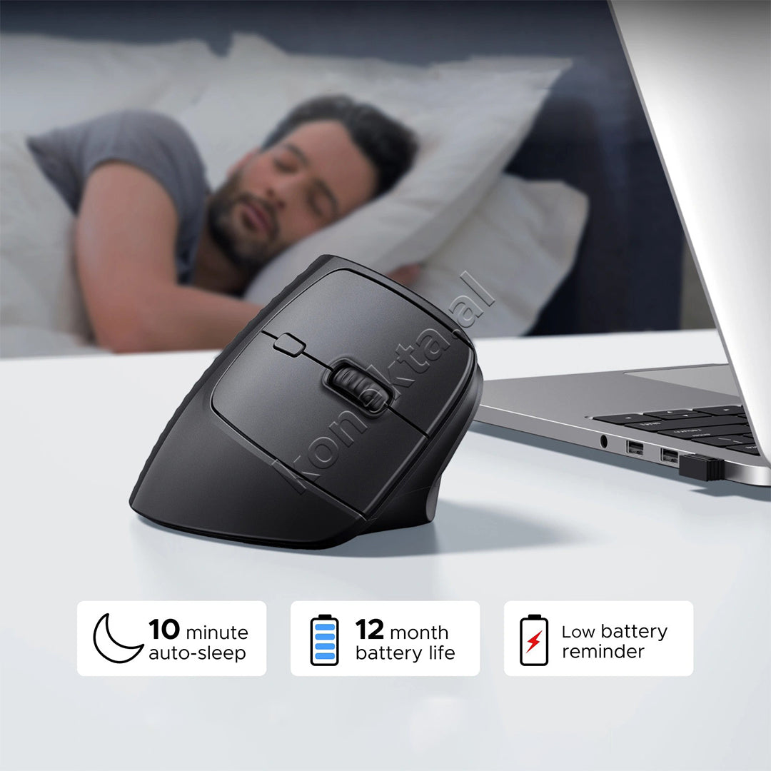 Maus Vertikal Wireless Me Bluetooth Ugreen  4000 DPI