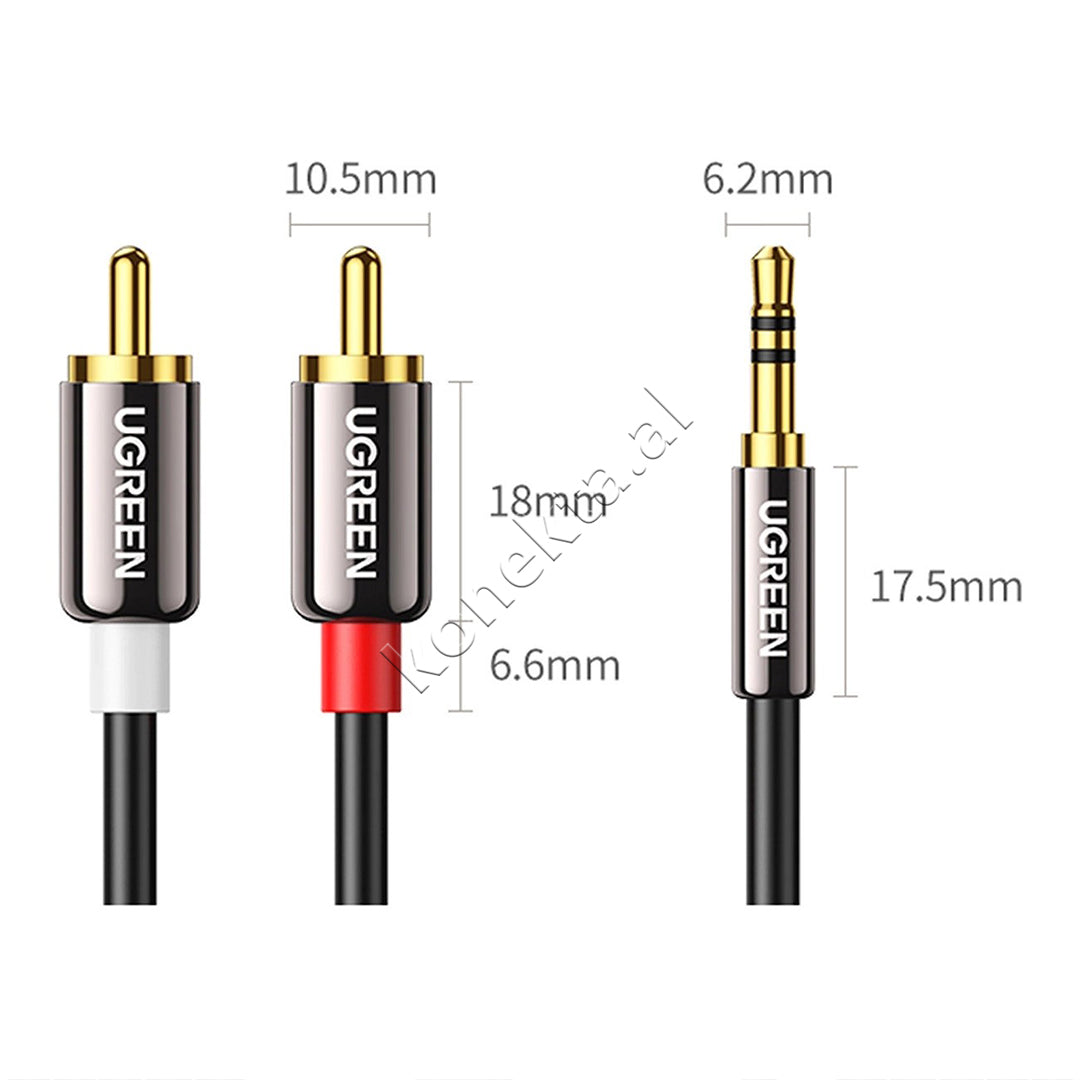 Kabell Audio Ugreen 3.5mm Ne 2RCA (M-M) 5m