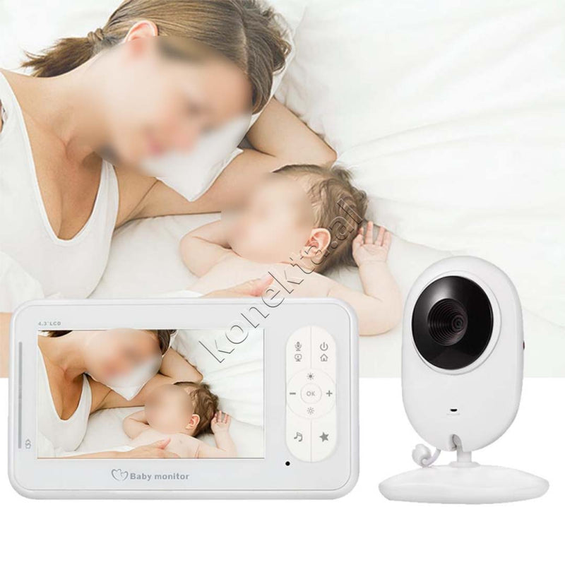 Kamera Per Monitorimin E Foshnjes Me Ekran 4.3" Dhe Mikrofon Te Integruar